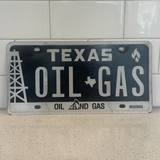 Placa de licença Texas Oil & Gas sem etiqueta Estados Unidos Lone Star Vanity Energy TX comprar usado  Enviando para Brazil