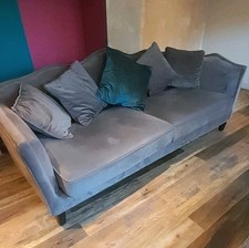 Grey faux velvet for sale Grey faux velvet for sale  HARROGATE