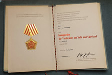 Ddr mappe urkunde gebraucht kaufen  Bad Doberan