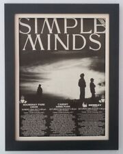 Simple minds tour for sale  WREXHAM