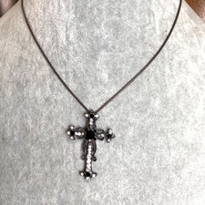Sparkly cross pendant for sale  BRIDLINGTON