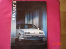 Usado, BROCHURE   PUBLICITAIRE   GAMME   VOITURES   RENAULT   11 comprar usado  Enviando para Brazil