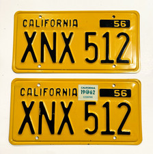 1956 california license for sale  Simi Valley