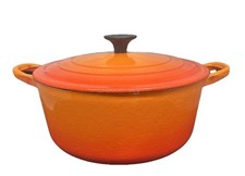 Creuset volcanic orange for sale  NEWARK