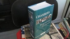Chambers biographical dictiona for sale  UK