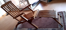 Deckchair massiv teakholz gebraucht kaufen  Nienburg