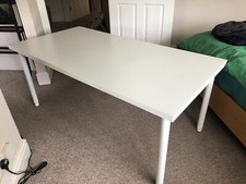 White ikea linnmon for sale  MANCHESTER