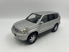 Toyota 3rd Land Cruiser Prado prata cor metálica amostra revendedor sob medida 5 em escala 1/24 comprar usado  Enviando para Brazil