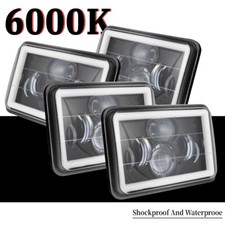 Para Chevy Pickup 1981-87 C10 K10 Blazer 4x6" polegadas faróis de LED lâmpada de feixe Hi-Lo comprar usado  Enviando para Brazil