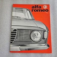 1965 ? Brochure Catalogo ALFA ROMEO GIULIA SPRINT GT & GT Cabrio comprar usado  Enviando para Brazil