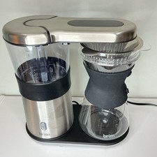 Cafeteira elétrica Brim Pour Over aço inoxidável com vidro estilo Chemex FCM1613 comprar usado  Enviando para Brazil