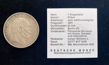 Siegestaler 1871 wilhelm gebraucht kaufen  München