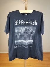 CAMISETA VINTAGE 1BURZUM DET SOM ENGANG BLACK METAL TOUR TAMANHO GRANDE comprar usado  Enviando para Brazil