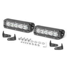 2 peças barra de luz de trabalho LED ultra fina 6 polegadas ponto de fileira única condução offroad ATV UTV comprar usado  Enviando para Brazil