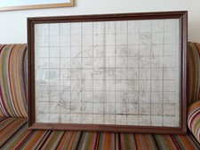 Antico grande disegno usato  Trapani