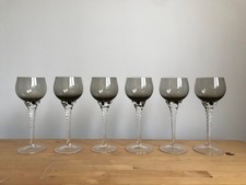 Vintage crystal smoked for sale  STOKE-ON-TRENT