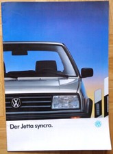 Jetta syncro prospekt gebraucht kaufen  Wetzlar