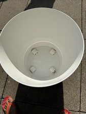 White barrel planter for sale  SOUTHALL