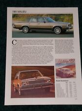 1981 chevy malibu for sale  Melvindale