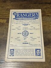 Glasgow rangers dundee for sale  BARNSLEY
