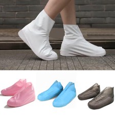 1 par de botas de chuva de borracha resistentes ao deslizamento à prova d'água látex reutilizáveis comprar usado  Enviando para Brazil