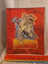 Pasta Jurassic Park III Mega Mayhem em relevo dinossauro espinossauro T-Rex comprar usado  Enviando para Brazil