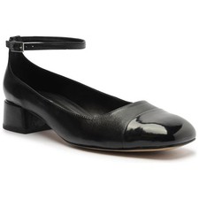 Sapatos de Salto Arezzo Feminino Chloe Bloco Baixo Preto Bloco 5.5 Médio (B,M) BHFO 1662 comprar usado  Enviando para Brazil