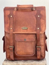 Usado, Mochila feminina de couro alta 16,6" mochila satchel bolsa escolar de ombro comprar usado  Enviando para Brazil
