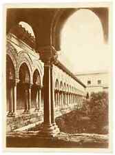 Gaetano D'Agata Taormina circle Von Gloeden Cloister Monreale Large photo 1920c na sprzedaż  Wysyłka do Poland
