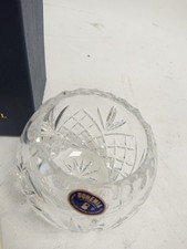 Bohemia crystal vase for sale  RUGBY