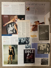 Usado, ORIGINAL COURTNEY LOVE HOLE VINTAGE MAGAZINE CUTTINGS ARTICLES ADVERTS REVIEWS comprar usado  Enviando para Brazil