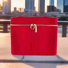 Bolsa cosmética CAROLINA HERRERA maquiagem vaidade vermelha bolsa de higiene CH NEW YORK  comprar usado  Enviando para Brazil