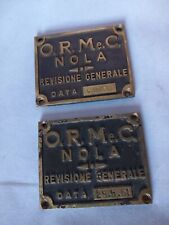 Placche ottone revisione usato  Cervia