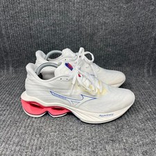 Tênis de corrida esportivo feminino Mizuno Wave Creation 25 branco rosa azul tamanho 6.5 comprar usado  Enviando para Brazil