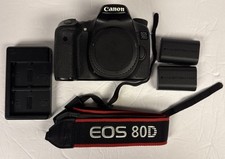 Usado, Câmera DSLR Canon EOS 70D 20.2MP | Apenas o corpo | 2 baterias + alça 80D - Funciona comprar usado  Enviando para Brazil