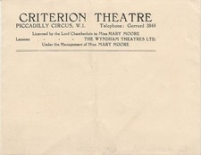 Criterion theatre london gebraucht kaufen  Deutschland