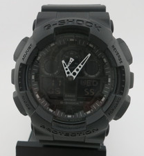 Relógio Casio G-Shock todo preto analógico/digital - GA-100 / GA100-1A1 - Nova bateria comprar usado  Enviando para Brazil