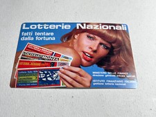 Calendario tascabile lotterie usato  Napoli