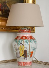 Potiche lamp china d'occasion  Expédié en Belgium