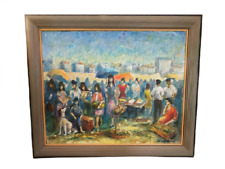 Tableau huile toile d'occasion  Castelnaudary