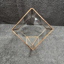 Geometric glass terrarium for sale  NEWCASTLE