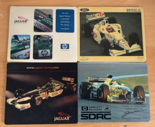 Lote de 4 tapetes de mouse de Fórmula 1 Jordan Racing Stewart Grand Prix Jaguar Racing comprar usado  Enviando para Brazil