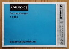 Bedienungsanleitung grundig za gebraucht kaufen  Bad Laasphe