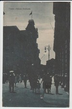 1930 antica cartolina usato  Foligno