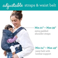 	Infantino Flip Advanced 4 em 1 transportador ergonômico conversível 8-32 libras floral... comprar usado  Enviando para Brazil