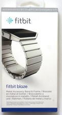 Pulseira de acessórios Fitbit Blaze, prata, pulseira de aço e armação ajustável  comprar usado  Enviando para Brazil