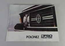 Brochure FSO Polonez | holenderska na sprzedaż  Wysyłka do Poland