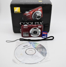 Câmera Digital Compacta Nikon Coolpix L24 Vermelha 14MP 3.6x Zoom - Pacote Testado, usado comprar usado Câmera Digital Compacta Nikon Coolpix L24 Vermelha 14MP 3.6x Zoom - Pacote Testado, usado comprar usado  Enviando para Brazil