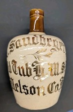 Jarro de uísque raro início dos anos 1900 grés Sandbegers Nelson Co Kentucky, usado comprar usado  Enviando para Brazil