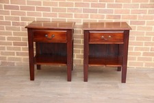 Pair chunky mahogany for sale  LONDON
